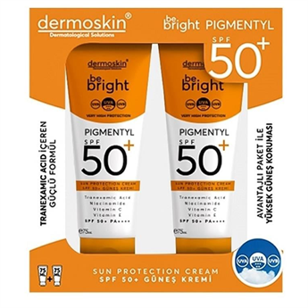Dermoskin Be Bright Pigmentyl 50 Faktör Güneş Kremi 75 ml 2 Adet