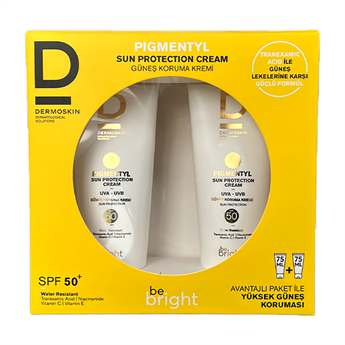 Dermoskin Be Bright Pigmentyl 50 Faktör Güneş Kremi 75 ml 2 Adet