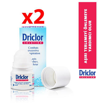 Driclor Anti Perspirant Roll-On 20 Ml - 2 ADET- SKT:01/2028