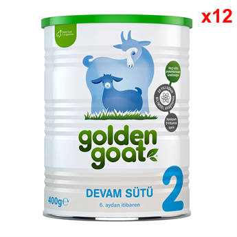 Golden Goat 2 Keçi Sütü Bazlı Mama 12 Adet 6 Aydan İtibaren Besleyici İçerik