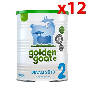 Golden Goat 2 Keçi Devam Sütü 400 gr x12 Adet