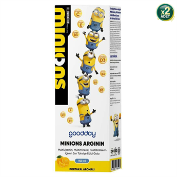 Goodday Minions Arginin Multivitamin Minarel Şurup 150 ml 2 Adet