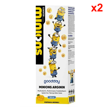 Goodday Minions Arginin Multivitamin Minarel Şurup 150 ml 2 Adet