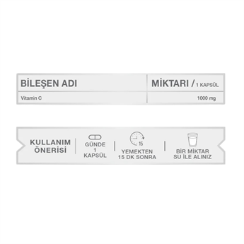 Goodday Vitamin C 1000 60 Kapsül 2 Adet - Aromasız