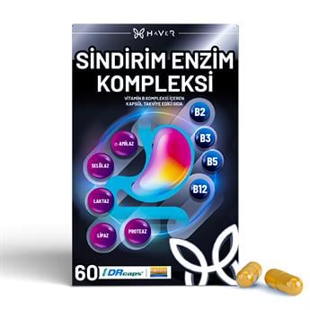 Haver Sindirim Enzim Kompleksi 60 Kapsül
