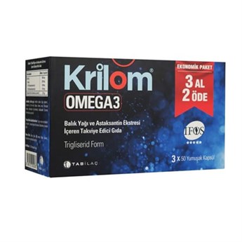 Krilom Omega-3 150 Kapsül Ekonomik Paket