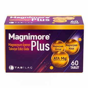 Magnimore Plus 60 Tablet (Magnezyum) SKT:12/2029