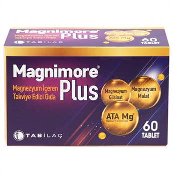 Magnimore Plus 60 Tablet (Magnezyum) SKT:12/2029