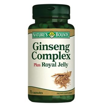 Natures Bounty Ginseng Complex Plus Royal Jelly Takviye Edici Gıda 75 Kapsül