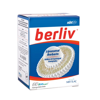 NBT İlaç Berliv Lipozomal Berberin Takviye Edici Gıda 60 Kapsül