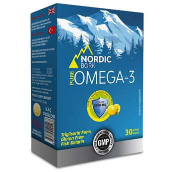Nordic Bork Pure Omega 3 30 Kapsül