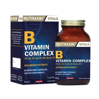 Vento Store B Vitamin Complex – 10 Farklı B Vitamini Içerikli Takviye – 60 Tablet – Enerji, Sinir Sistemi ve Cil - Standart