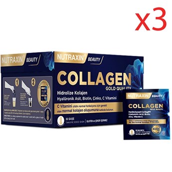 Nutraxin Collagen 10000 mg 30 Saşe 3 Adet
