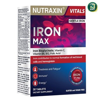 NUTRAXIN IRON MAX 3AL 2ODE 90 TAB