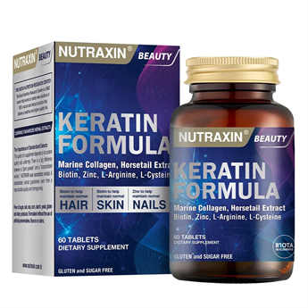 Delixa Nutraxin Beauty Keratin Formula 60 Tablet Takviye Edici Gıda - Standart