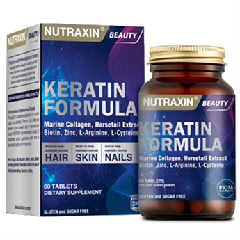Delixa Nutraxin Beauty Keratin Formula 60 Tablet Takviye Edici Gıda - Standart