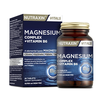 Nutraxin Magnesium Complex + Vitamin B6 60 Tablet