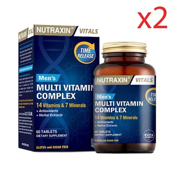 Seddar Collection Nutraxin Multivitamin Erkek 120 Tablet - 2.si % 50 Indirimli