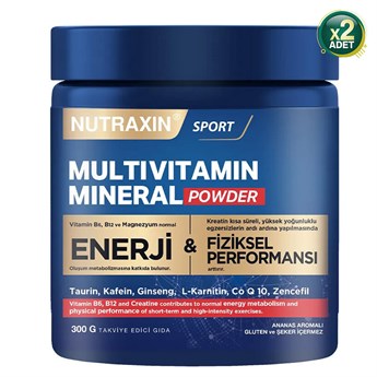 Nutraxin Multivitamin Mineral Powder 300 gr 2 Adet - Ananas