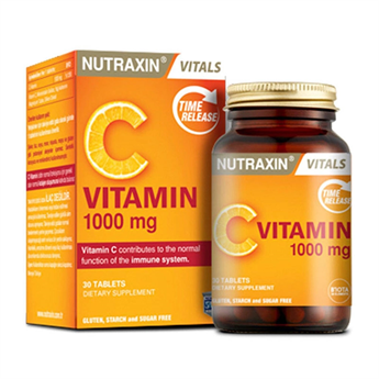 Nutraxin Vitamin C 1000 mg Takviye Edici Gıda 30 Tablet (158006)