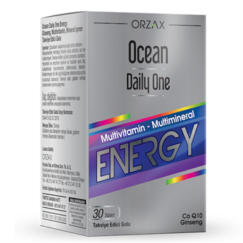 Orzax Ocean Daily One Energy Multivitamin 30 Tablet - Aromasız 