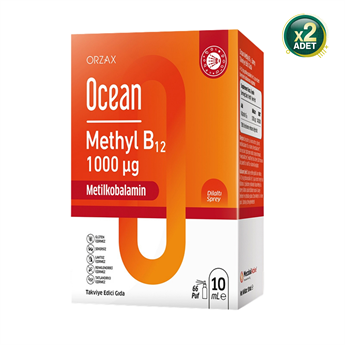 Ocean Methyl B12 1000 mcg Dilaltı Sprey 10 ml 2li
