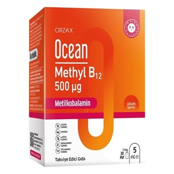 Ocean Methyl B12 500 mcg Dilaltı Sprey, 5 ml 5552555204360