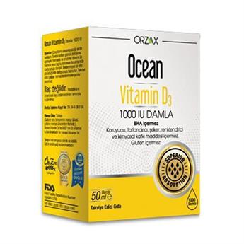 Ocean Vitamin D3 1000 IU Damla 50 ml
