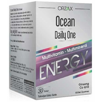 Orzax Ocean Daily One Energy Multivitamin 30 Tablet - Aromasız 
