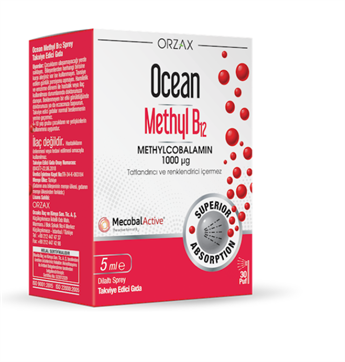 Ocean Methyl B12 1000 mcg Dilaltı Sprey 5 ml