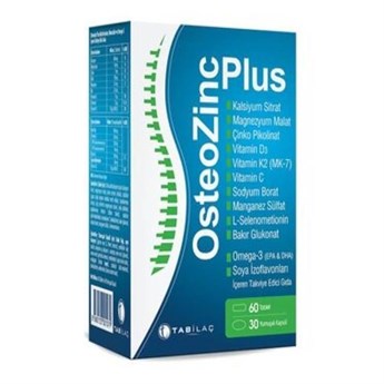 Assos İlaç Osteozinc Plus 30 Kapsül + 60 Tablet