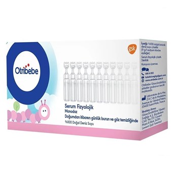 Nessiworld Otribebe Monodoz Serum Fizyolojik %100 Doğal Deniz Suyu 5 ml x 20 Flakon