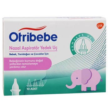 Otribebe Yedek Ucu Nazal Aspiratör 10lu Yumuşak Uç Özelliği ile Bebekler İçin Güvenli Kullanım - 1 Kutu