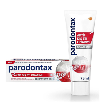 Parodontax Aktif Diş Eti Onarımı Beyazlatıcı 75 ml Florürlü Diş Macunu
