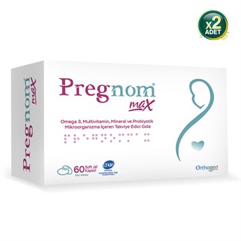 Pregnom Max 60 Soft Jel Kapsül 2 Adet