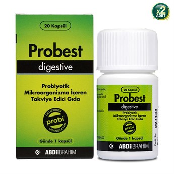 Probest Digestive Probiyotik 20 Kapsül 2li