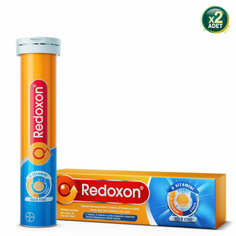 Redoxon Üçlü Etki 15 Efervesan Tablet x 2 30 Adet Vitamin Desteği İçeren Sporcu Besini