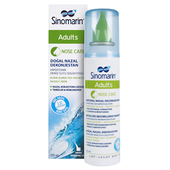 Sinomarin Adults Yetişkinler İçin Hipertonik Deniz Suyu 125 Ml