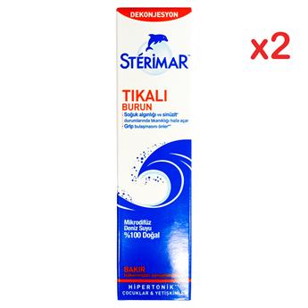 Sterimar Blocked Nose Burun Spreyi 50 ml 2 Adet