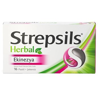 Strepsils Şekersiz Çilek Aromalı 24lü Pastil + Strepsils Ginger Zencefil 24 Pastil + Strepsils Herbal Ekinezya 16 Pastil 