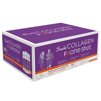  Suda Collagen Fxone Shot Portakal Aromalı 30 Adet 40 Ml Kolajen İçeren