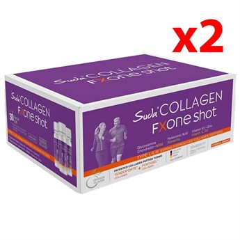 Suda Collagen Fxone Shot Orange 40 ml x 30 Shot - Portakallı 2 ADET