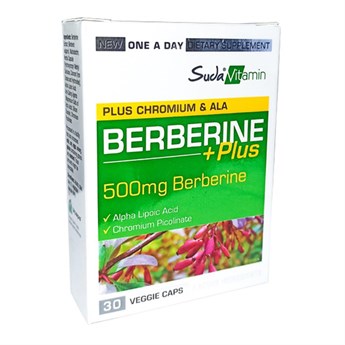 Suda Vitamin Berberis Vulgaris Ekstresi, ALA, Krom Pikolinat İçeren 30 Bitkisel Kapsül Takviye Edici Gıda
