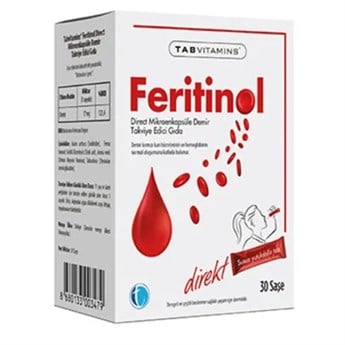 Tab Vitamins Feritinol 30 Direkt Saşe
