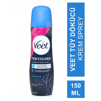 Veet Professional Tüy Dökücü Sprey Krem Hassas Ciltler için 150ml