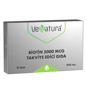 Venatura Biotin 5000 Mcg 30 Tablet 4 Adet