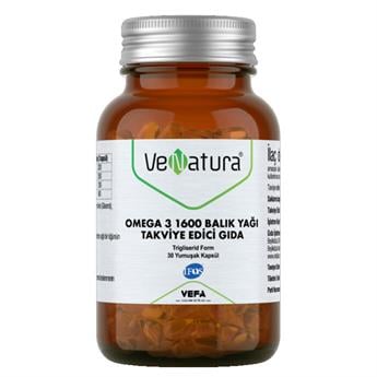 Venatura Omega 3 1600 mg 30 Kapsül
