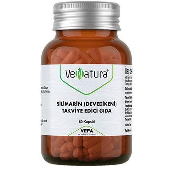 Venatura Silimarin (Devedikeni)Takviye Edici Gıda 120 mg 60 Kapsül (İlaç Kutusu Hediyeli) 