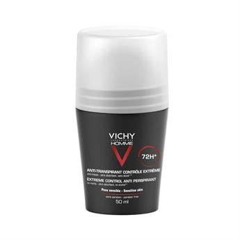 Vichy Homme Invisible Resist İz ve Terleme Karşıtı 50 ml Erkek Roll-on