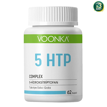 Voonka 5 Htp Complex 60 Kapsül 3 Kutu